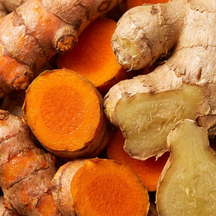 Ginger and turmeric